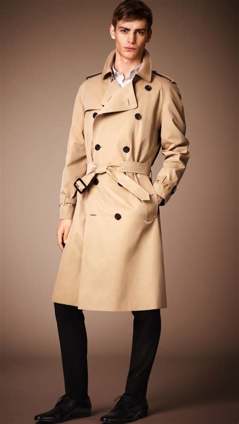 trench burberry hombre|authentic Burberry men trench coat.